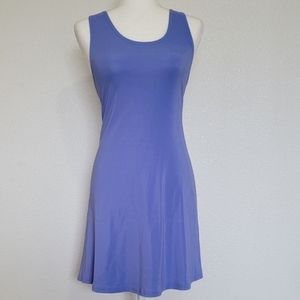 Vintage 90s Maurices Lilac Stretchy Tank Mini Dress Medium